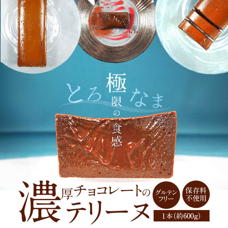【テリーヌ専門店L】（約６００g）濃厚チョコレートのテリーヌ【グルテンフリー・保存料不使用】ショコラ スイーツ チョコレート H173-008