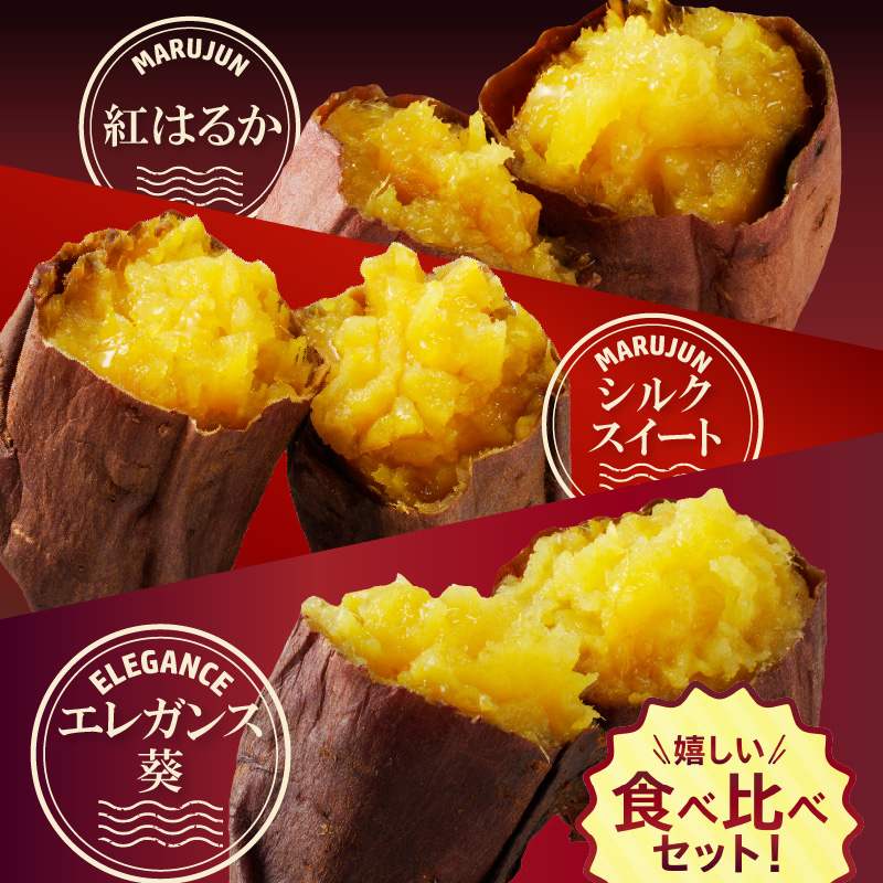 【全3回】毎月1種類ずつ届く 冷やし焼き芋定期便 約1kg×3回（計3種） 芋スイーツ H047-038