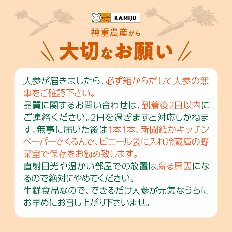 ＜フジテレビ『どっちのふるさと？』で紹介されました！＞ こどもも食べられる甘み！ジュースにしても美味しい！「マドンナキャロット」 3kg　H105-122