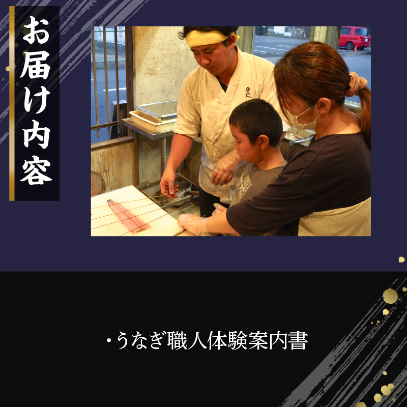 うなぎ職人体験　家族でうなぎを焼いてみよう　三河一色産 鰻 うなぎ 家族 体験 学習 勉強 知識 H189-009