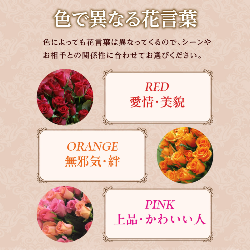 【ラッピング付】生花 オレンジ バラの花束 30本 日付指定可能 薔薇 ローズ ギフト プレゼント ラッピング インテリア お花 フラワー H193-019