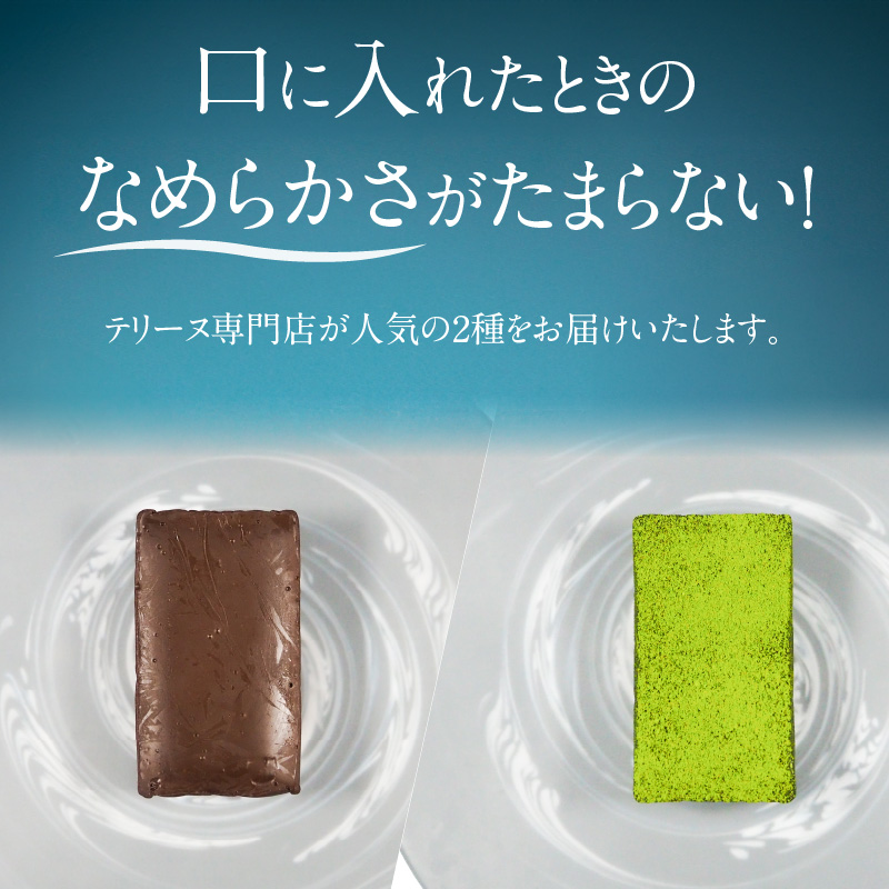 【テリーヌ専門店L】（約２００g）濃厚抹茶・濃厚チョコレート2種のテリーヌセット【グルテンフリー・保存料不使用】抹茶 スイーツ 西尾抹茶 H173-036