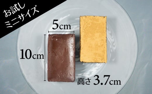 ミニサイズ濃厚チョコレート・ほうじ茶2種のテリーヌセット【グルテンフリー・保存料不使用】 スイーツ H173-011