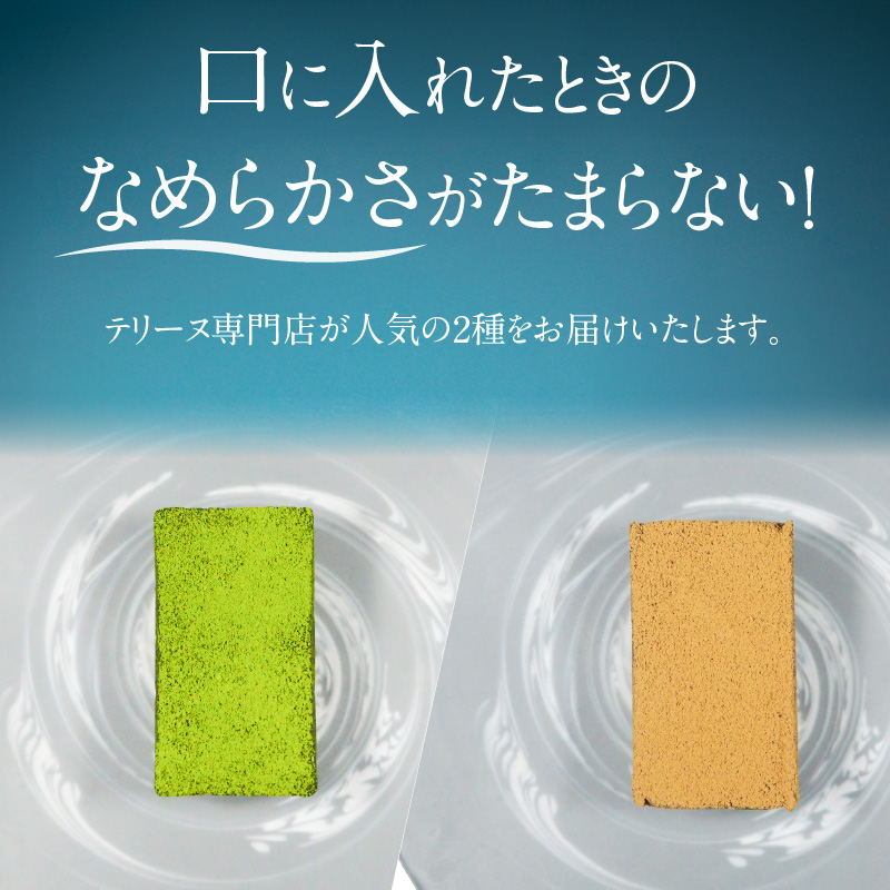 【テリーヌ専門店L】（約２００g）濃厚抹茶・ほうじ茶2種のテリーヌセット【グルテンフリー・保存料不使用】抹茶 スイーツ 西尾抹茶 H173-039