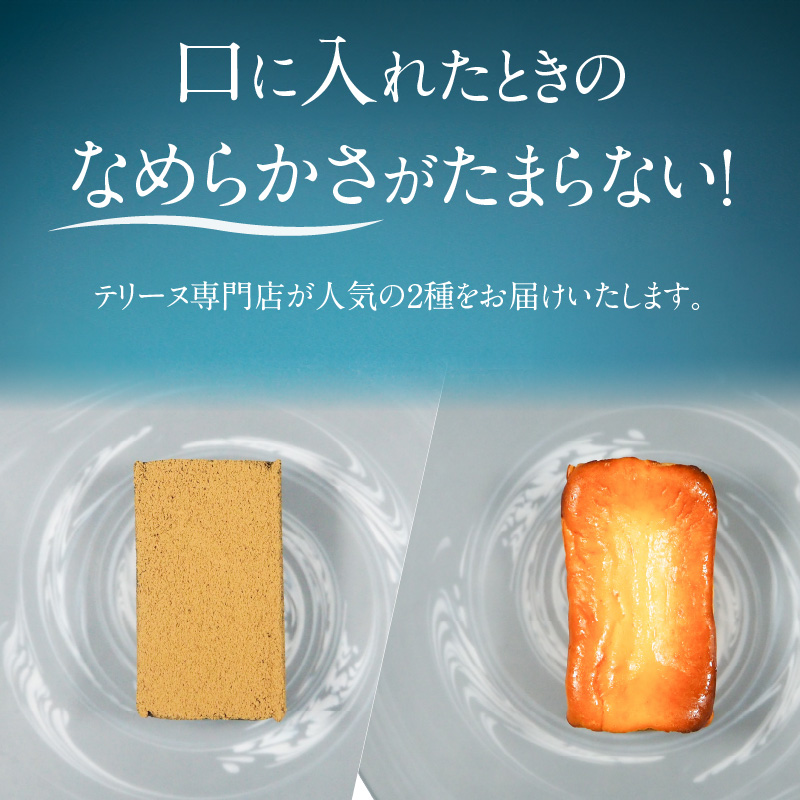 【テリーヌ専門店L】（約２００g）ほうじ茶・バスク風チーズ2種のテリーヌセット【グルテンフリー・保存料不使用】 スイーツ H173-041