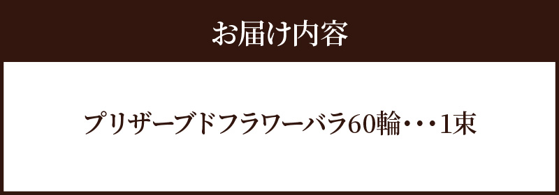 【日付指定可能】プリザーブドフラワーローズ60輪のアレンジメント  薔薇 バラ ギフト プレゼント ラッピング 産地直送 インテリア お花 フラワー  ボリューム満点 H193-016