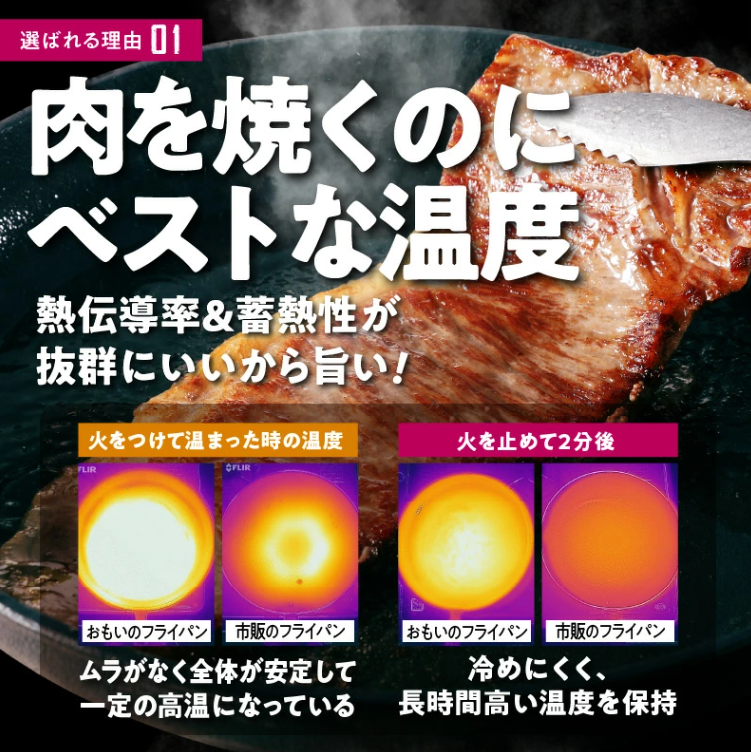 〈カンブリア宮殿で紹介されました！〉 おもいのマルチパン26cm　IH対応　H051-155