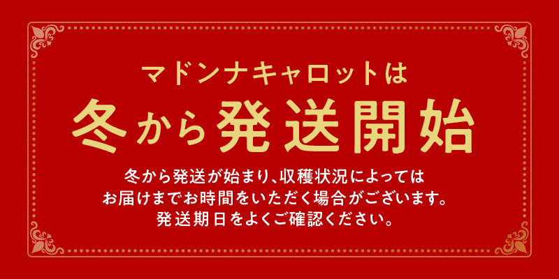 ＜フジテレビ『どっちのふるさと？』で紹介されました！＞ 訳あり 冬期限定 にんじん マドンナキャロット 容量 3kg 先行予約 国産 甘い フルーツのような味わい お子様にもおすすめ 栄養 神重農産 野菜 愛知県 碧南市 送料無料 H105-155