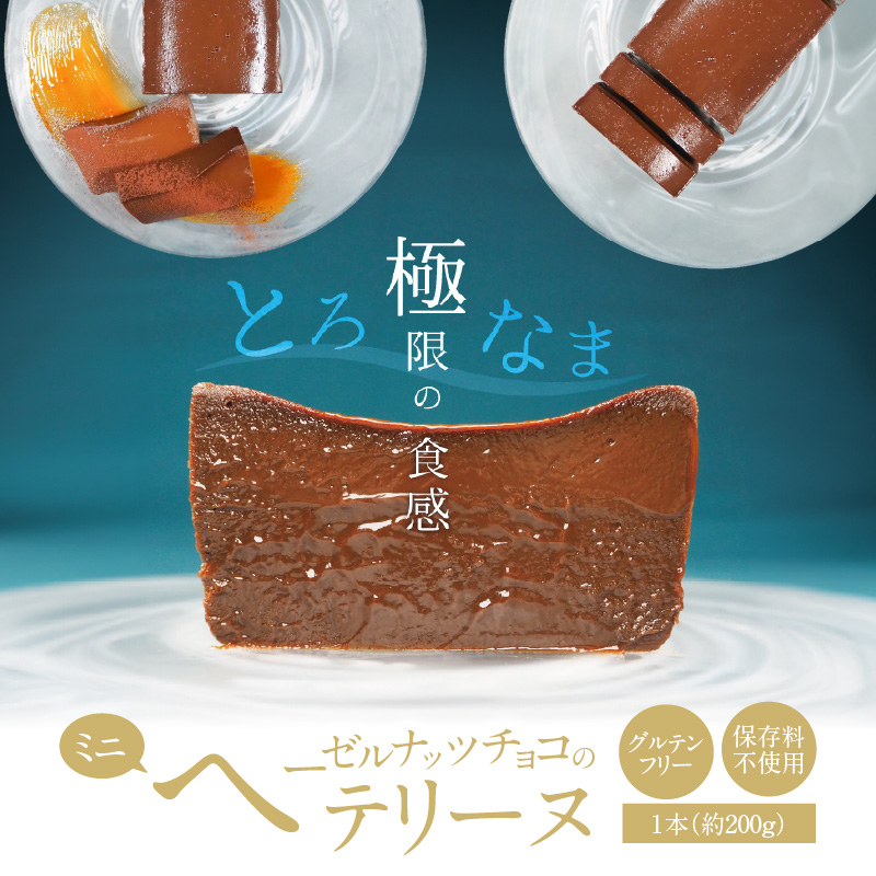 【テリーヌ専門店L】ミニサイズヘーゼルナッツチョコのテリーヌ【グルテンフリー・保存料不使用】ショコラ スイーツ チョコレート H173-024