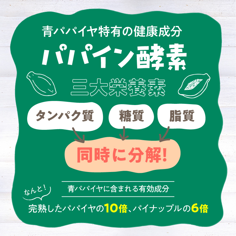 【期間限定】栄養の宝庫 青パパイヤ 約3kg スーパーフード 酵素 美容 健康 エックスファーム H164-010