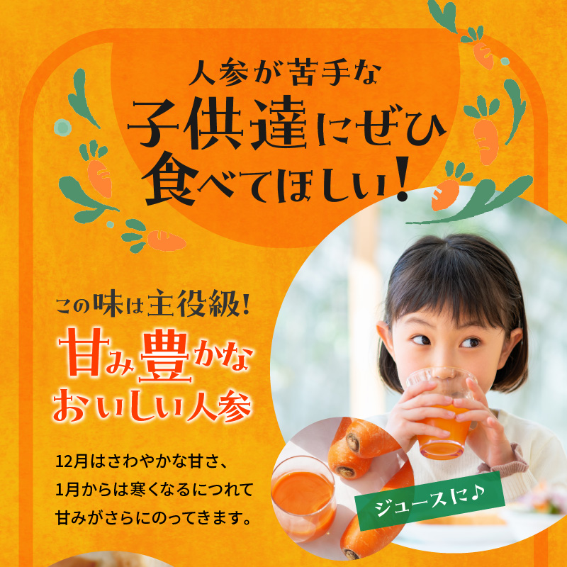 【予約受付】＜フジテレビ『どっちのふるさと？』で紹介されました！＞ 訳あり 冬期限定 にんじん マドンナキャロット 容量 5kg 先行予約 国産 甘い フルーツのような味わい お子様にもおすすめ 栄養 神重農産 野菜 愛知県 碧南市 送料無料 H105-199