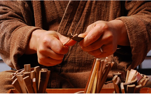 〈めざましテレビで紹介されました！〉匠の耳かき（しずくデザイン1　専用ケース・桐箱付）　ハンズマインド賞受賞　H013-041