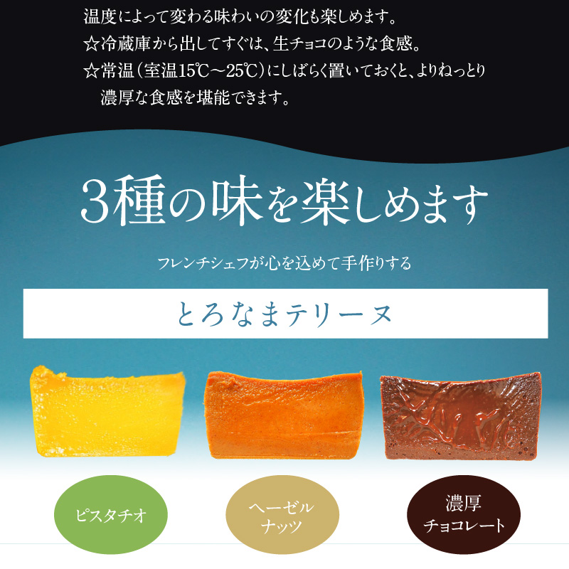 【テリーヌ専門店L】（約２００g）ピスタチオ・ヘーゼルナッツ・濃厚チョコの3種のテリーヌセット【グルテンフリー・保存料不使用】 お菓子 洋菓子 スイーツ デザート ナッツ ホワイトチョコ チョコ H173-051