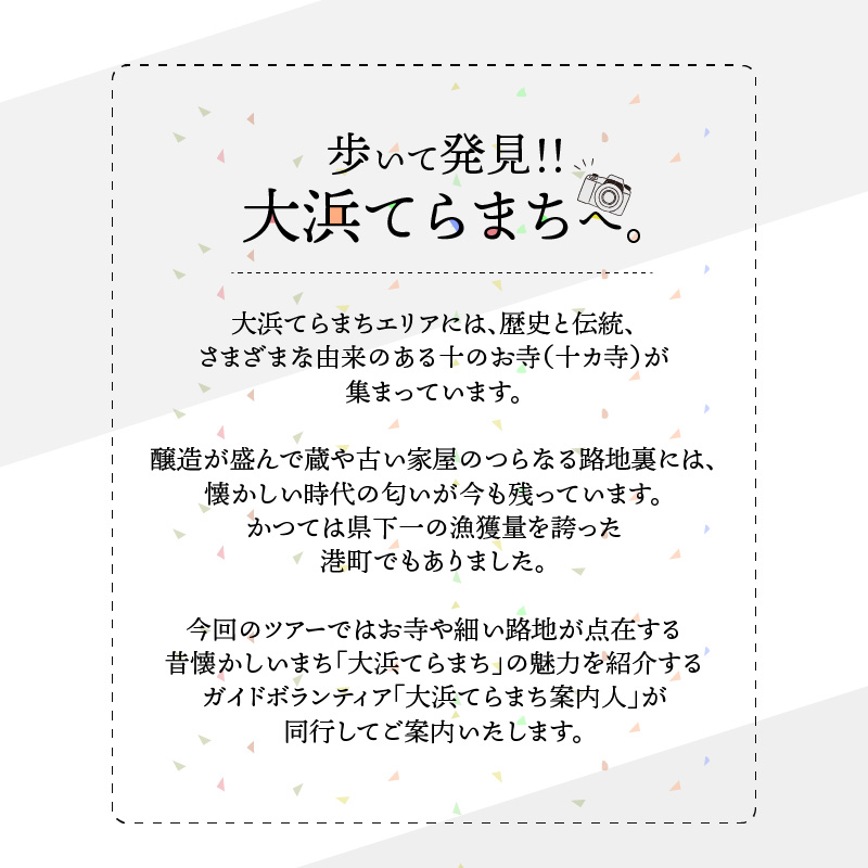 【へきなん日帰りガイドツアー3名様プラン】醸造文化と歴史を感じる大浜てらまち散策と地元みりんの贅沢うな丼ランチ 体験チケット 食事券 体験 愛知県 うなぎ 蒲焼 寺院 歴史 H186-009