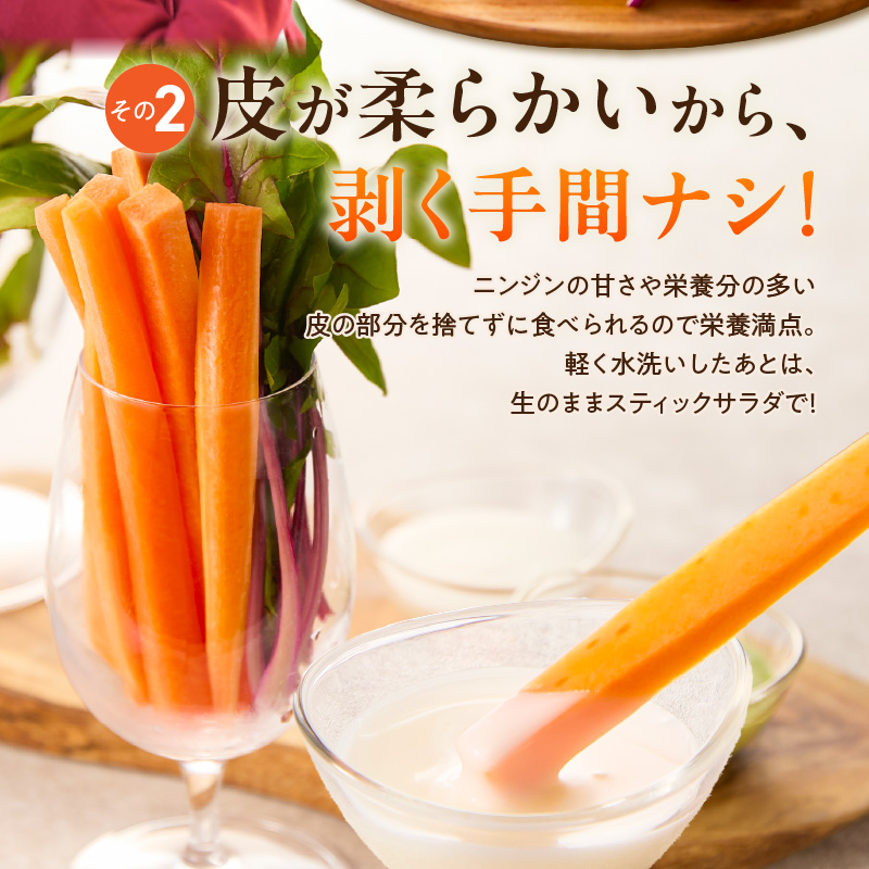 〈予約受付〉メディア出演多数！【期間限定】（訳あり）鈴盛農園の甘～いにんじん 『スウィートキャロットリリィ』 5kg H022-019