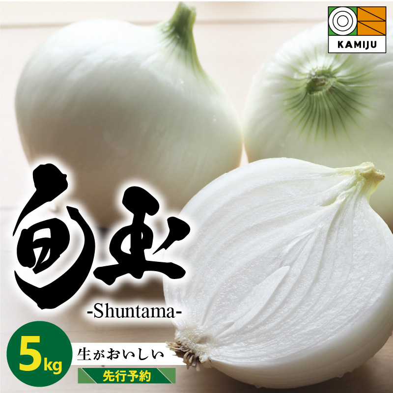 新玉ねぎ 生がおいしい 神重農産のブランド玉ねぎ「旬玉」5kg ブランド玉ねぎ 玉ねぎ 国産 愛知県産 野菜 やさい 農家直送 畑直送 旬 期間限定 たまねぎ 先行予約 旬 特産 高評価 高リピート 人気 H105-148