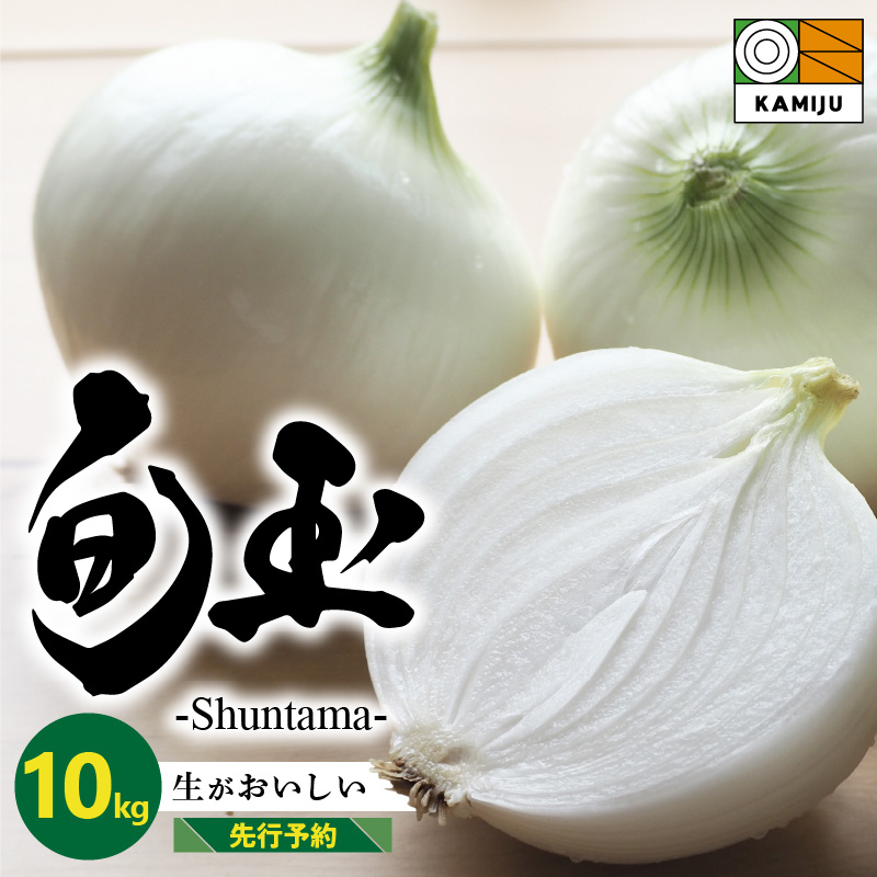 新玉ねぎ 生がおいしい 神重農産のブランド玉ねぎ「旬玉」10kg ブランド玉ねぎ 玉ねぎ 国産 愛知県産 野菜 やさい 農家直送 畑直送 旬 期間限定 たまねぎ 先行予約 旬 特産 高評価 高リピート 人気 H105-149