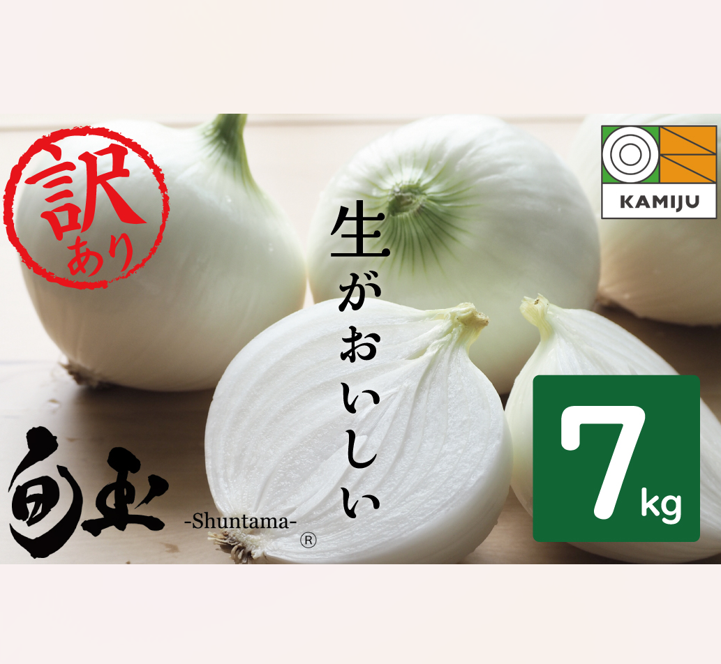 (2026年発送)訳あり 新玉ねぎ 生がおいしい 神重農産のブランド玉ねぎ「旬玉」7kg ブランド玉ねぎ 玉ねぎ 国産 愛知県産 野菜 やさい 農家直送 畑直送 旬 期間限定 たまねぎ 先行予約 旬 特産 高評価 高リピート 人気 H105-150