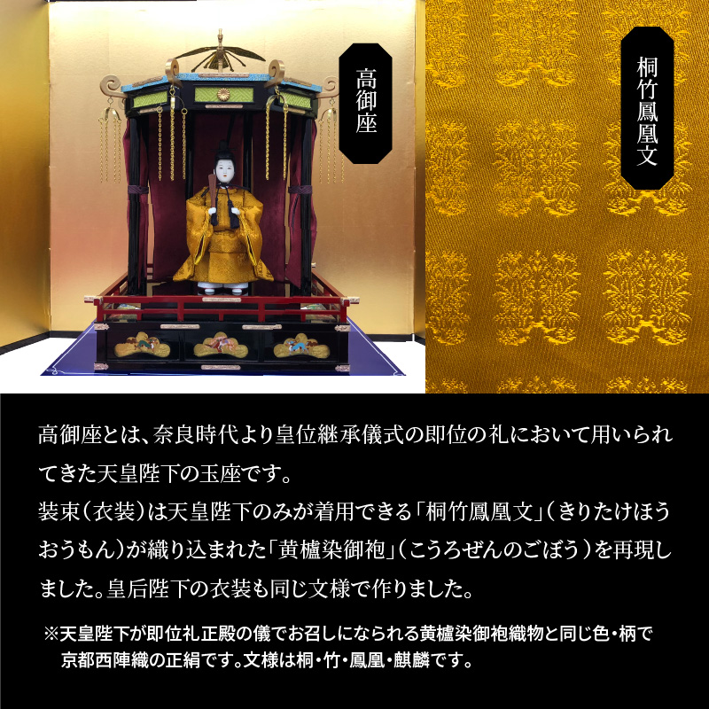 希少！限定20セット　令和即位の礼　天皇陛下玉座　高御座記念雛人形　H067-158