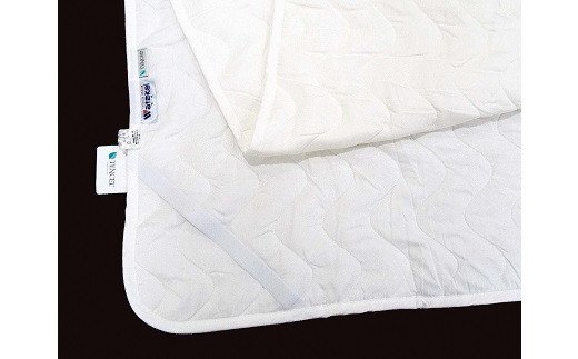 テンセル100％　ベッドパッド（セミダブル）　H115-021