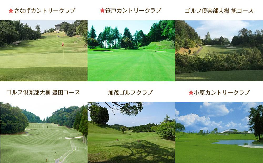 豊田市ゴルフ場利用券1枚(市内16ゴルフ場利用可)