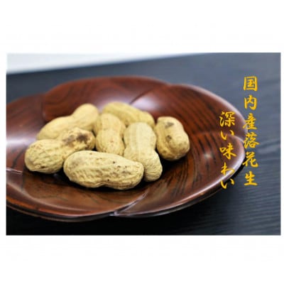 ＜深煎り自家焙煎＞国内産落花生(半立種)500g【1326542】