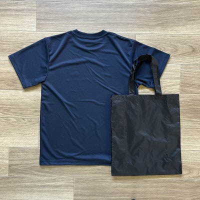 殺処分ゼロを目指そう!オリジナルTシャツ&オリジナルトートバッグ(ブラック)【1431632】