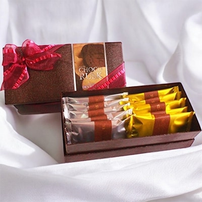 チョコがけラスク 2種10枚入り【配送不可地域：離島】【1103113】