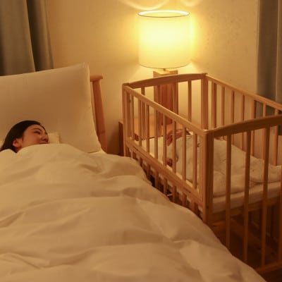 yamatoyaベビーベッド　リビングコット　敷きマットレス付き【1690636】