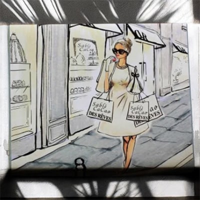 デ・レーヴのサブレ・カカオ　8個入【配送不可地域：離島】【1283388】