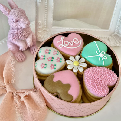 アイシングクッキー缶(ハート)【1588405】