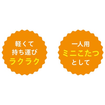 愛知県安城市　一人用こたつ　MPQ-100(B)【1428360】