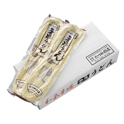 和泉手延べ麺　たつみ麺店の半生もどし長うどん(18人前)【1133583】