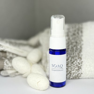 SOAK/M　肌に優しいシルク配合のふきとり石鹸水ミストタイプ　20mL【1678487】