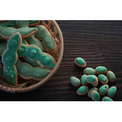 本物と間違えちゃう枝豆のアイシングクッキー【1310439】