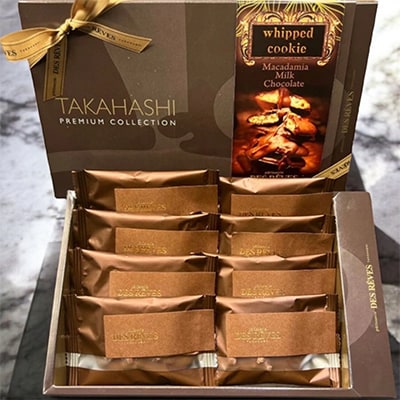 デ・レーヴのホイップクッキー　マカダミアミルクチョコレート　8枚入【1376526】