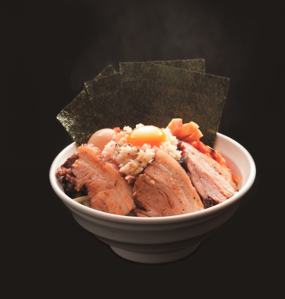 二郎インスパイア系【麺屋しずる】ガツ盛！醤油らーめん、まぜそば　4食セット・M083-13