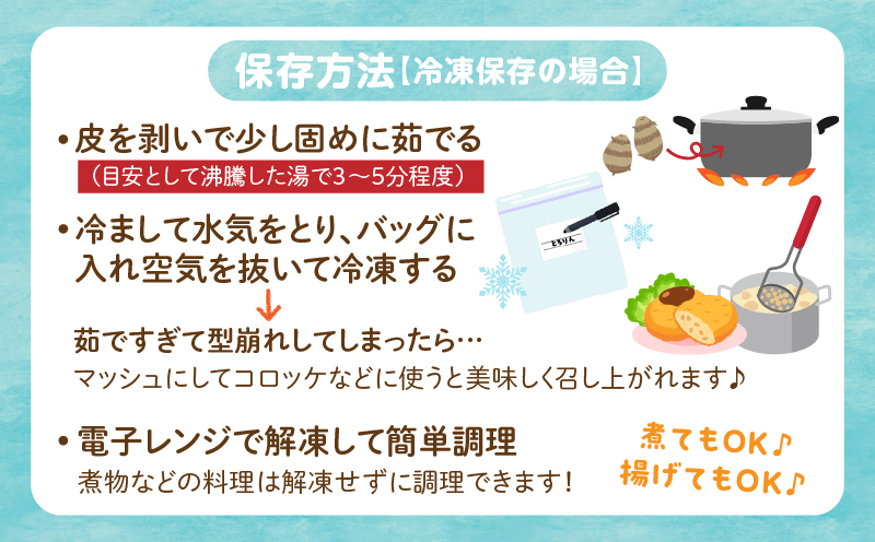 【お試し】とろける里芋『とろりん』土付き 1.8kg・H063