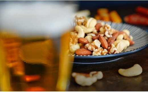 【無塩】素焼きミックスナッツ1.2kg（ミックスナッツ240g×5袋）・M101-14