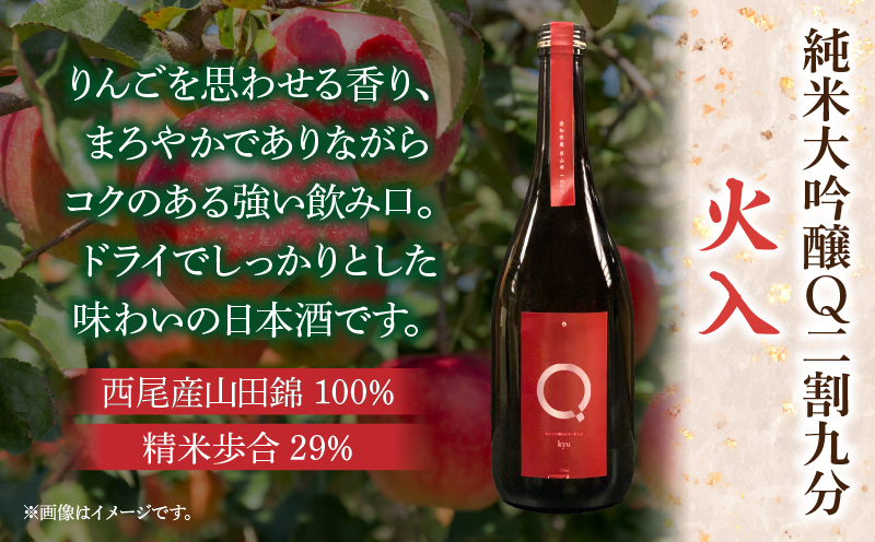 リンクスオリジナル日本酒「Q」2本セット・M110