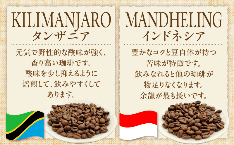 珈琲で世界一周！世界の珈琲　ギフトボックス入り［8種800g(1種100g×8個)］・F034