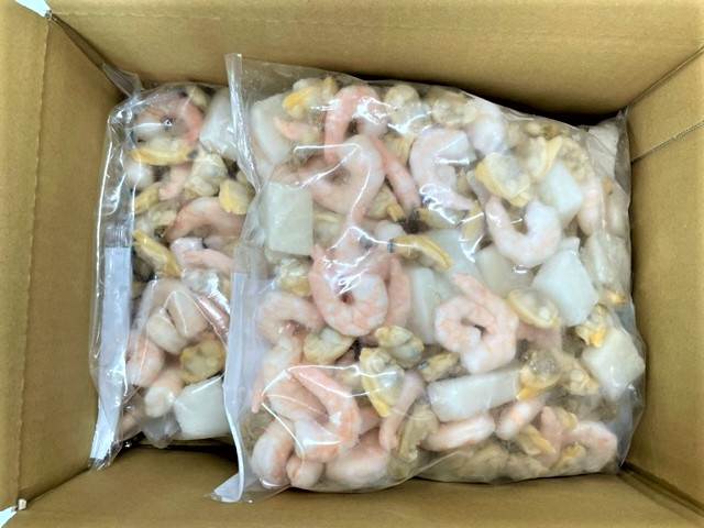 【大容量】シーフードミックス　2kg(正味重量1.6kg)・K233-13