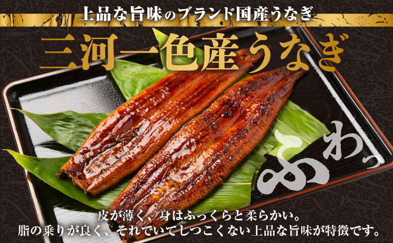 三河一色産　うなぎ蒲焼まぶしセット4人前・O064