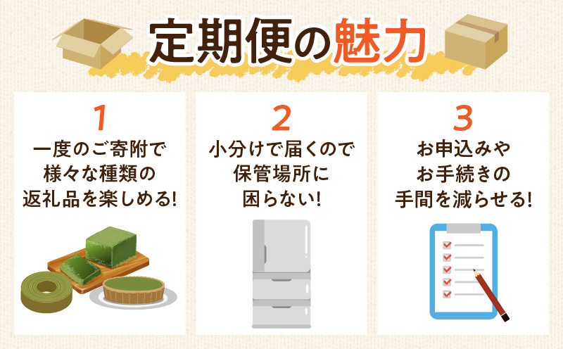 にし推し！抹茶スイーツ定期便（全３回お届け）・N078