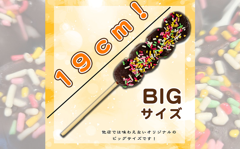 ジャンボチョコ団子10本セット(冷凍)・F023-14