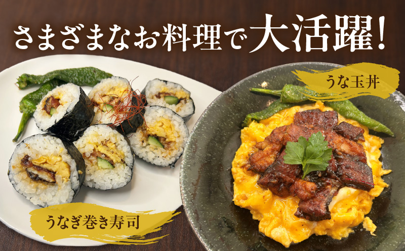 【生活応援】愛知県三河一色産　厚切りゴロっときざみ　うなぎ蒲焼　100ｇ×5P・U046-13