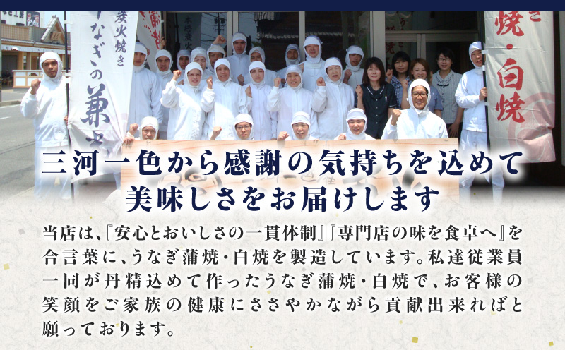 愛知県三河一色産 めすうなぎ「艶鰻」うなぎ蒲焼き （計2尾400ｇ以上）・U048
