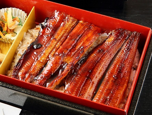三河一色うなぎ蒲焼き2尾・白焼き2尾　鰻肝焼き付き・F015-330