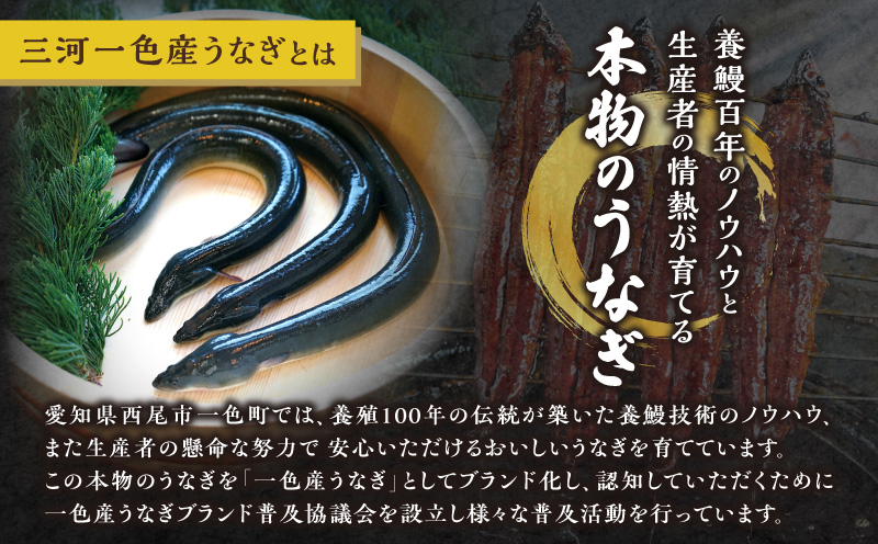 三河一色産うなぎ蒲焼　大サイズ3尾　無頭(1尾約155g)・M116-280