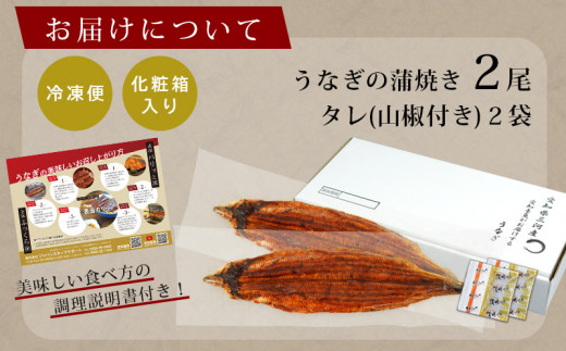 【期間限定】三河産　超特大うなぎ「蒲焼冷凍×2尾」・A090-17
